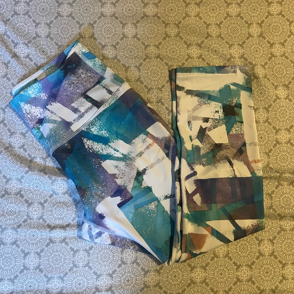 Colorful Abstract Woman leggings